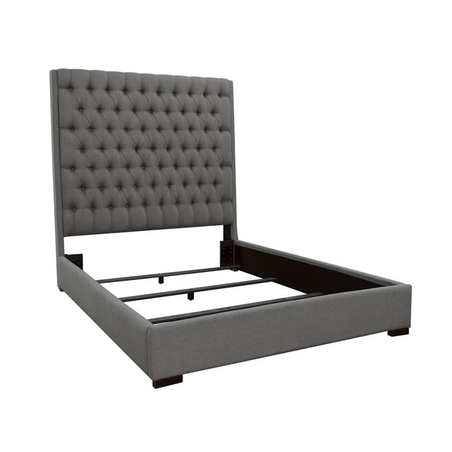 Camille Grey Eastern King Bed - MyWaynesHome #