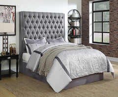 Camille Grey California King Headboard - MyWaynesHome #