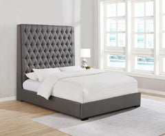 Camille Grey California King Bed - MyWaynesHome #