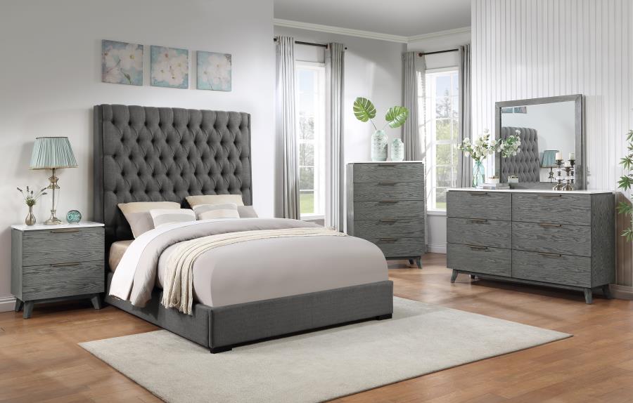 Nathan Grey Queen Bed - MyWaynesHome #