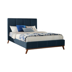 Charity Blue Eastern King Bed - MyWaynesHome #