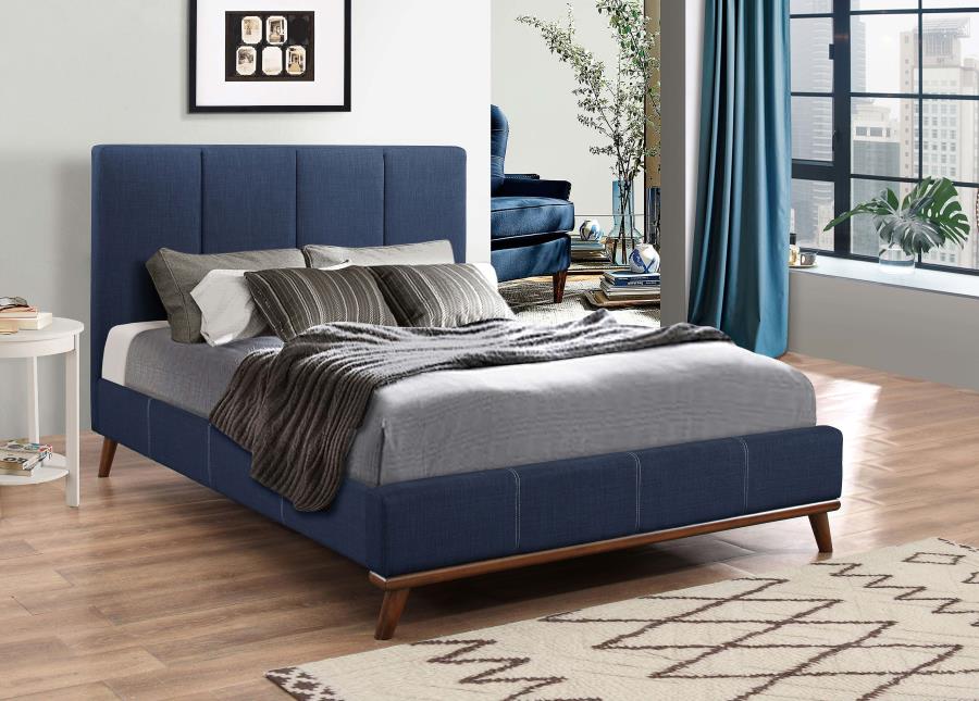 Charity Blue Queen Bed - MyWaynesHome #
