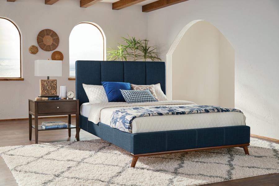 Charity Blue Queen Bed - MyWaynesHome #