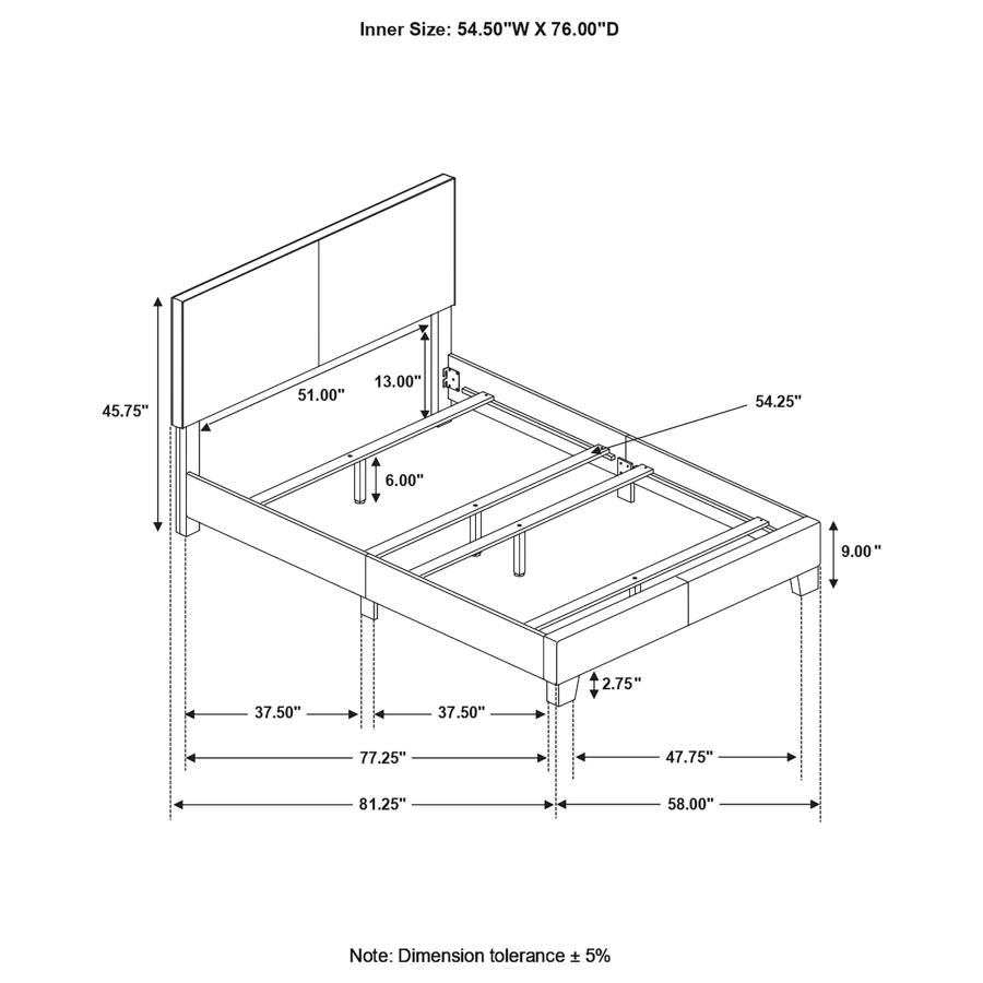 Dorian Brown Full Bed - MyWaynesHome #