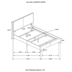 Dorian Brown Full Bed - MyWaynesHome #