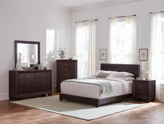 Dorian Brown California King Bed 4 Pc Set - MyWaynesHome #