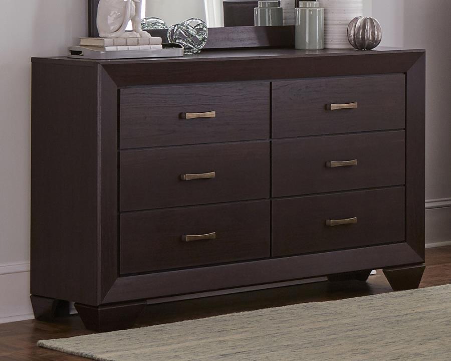 Dorian Brown Twin Bed 4 Pc Set - MyWaynesHome #
