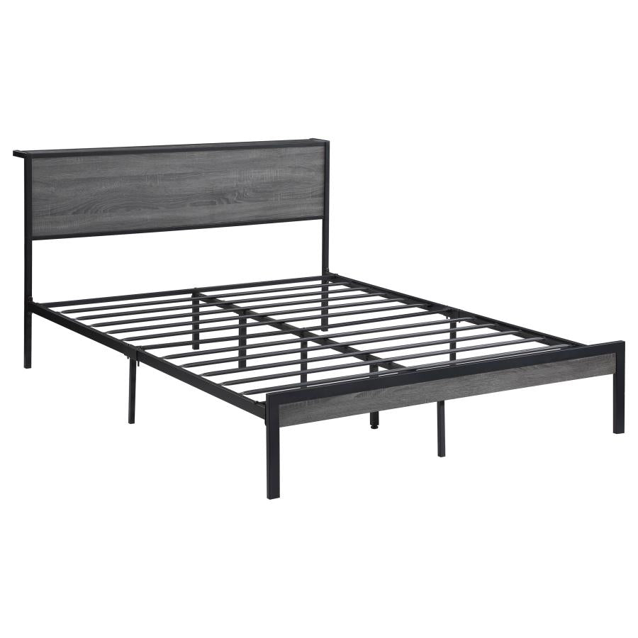 Ricky Grey Queen Bed - MyWaynesHome #