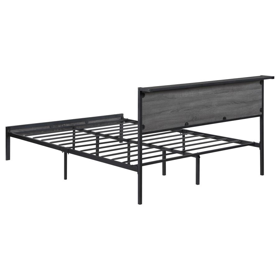Ricky Grey Queen Bed - MyWaynesHome #