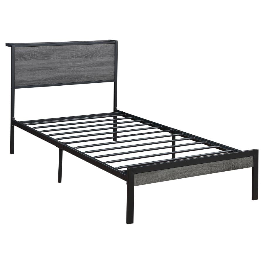 Ricky Grey Twin Bed - MyWaynesHome #