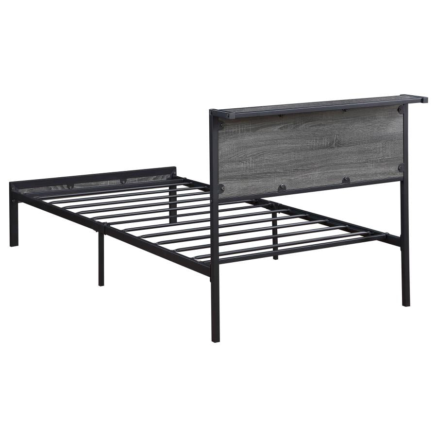 Ricky Grey Twin Bed - MyWaynesHome #
