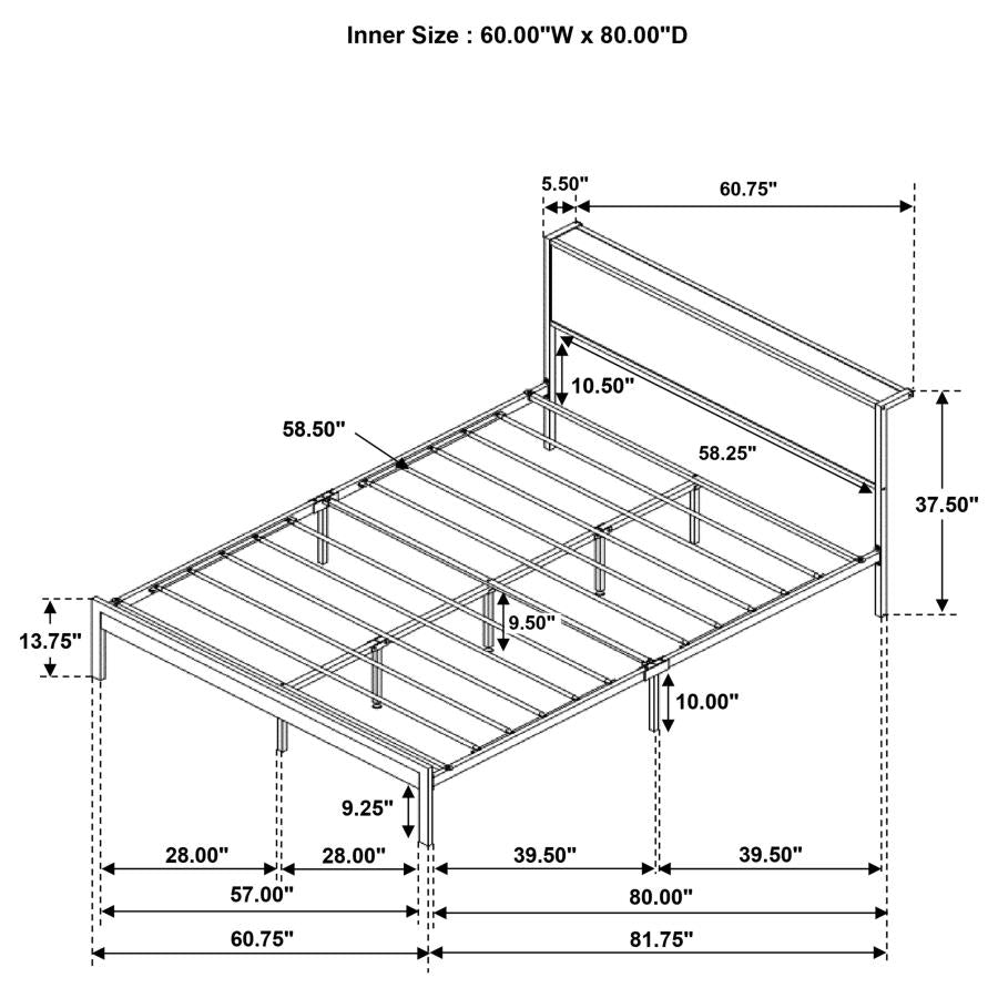 Ricky Brown Queen Bed - MyWaynesHome #