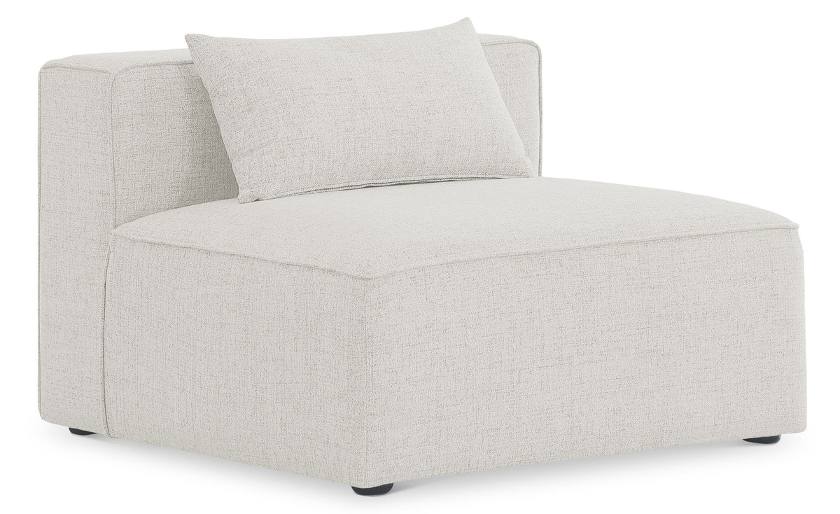 Cube - Linen Armless Chair