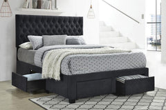 Soledad Grey Queen Storage Bed - MyWaynesHome #