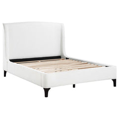 Mosby White Eastern King Bed - MyWaynesHome #