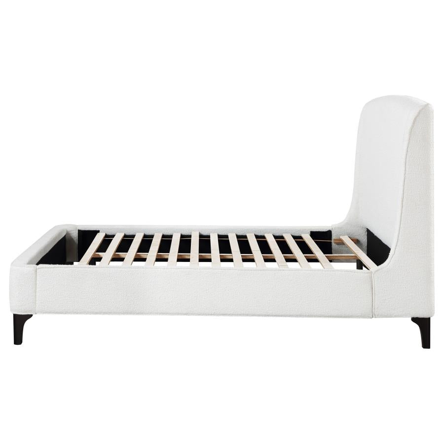 Mosby White Eastern King Bed - MyWaynesHome #