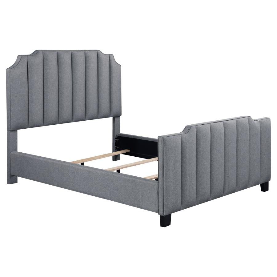 Fiona Grey Eastern King Bed - MyWaynesHome #