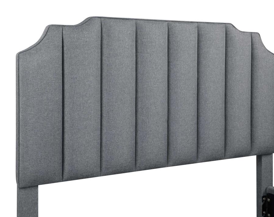 Fiona Grey Eastern King Bed - MyWaynesHome #