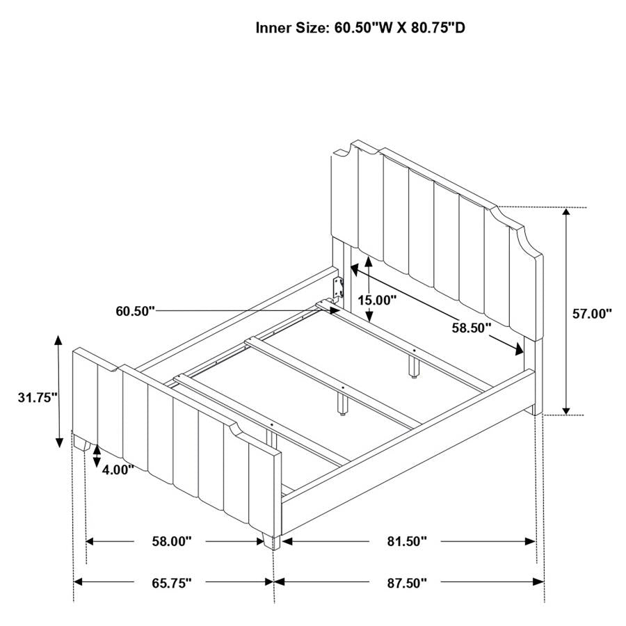 Fiona Grey Queen Bed - MyWaynesHome #