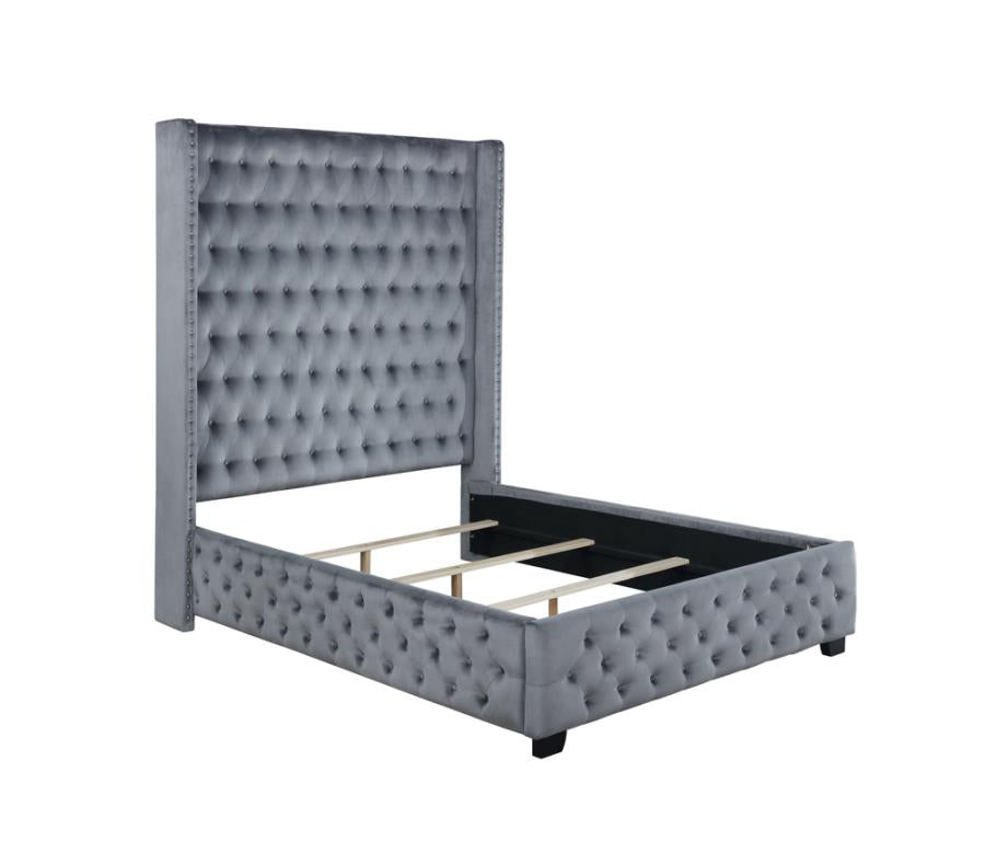 Rocori Grey Queen Bed - MyWaynesHome #