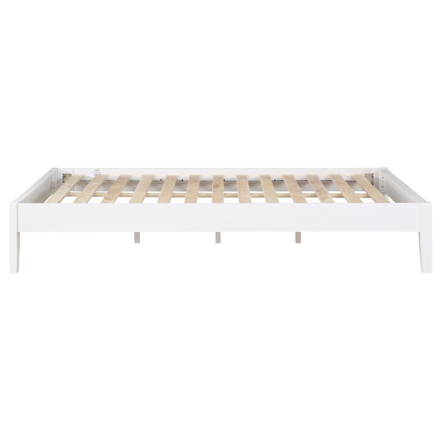Hounslow White Eastern King Bed - MyWaynesHome #