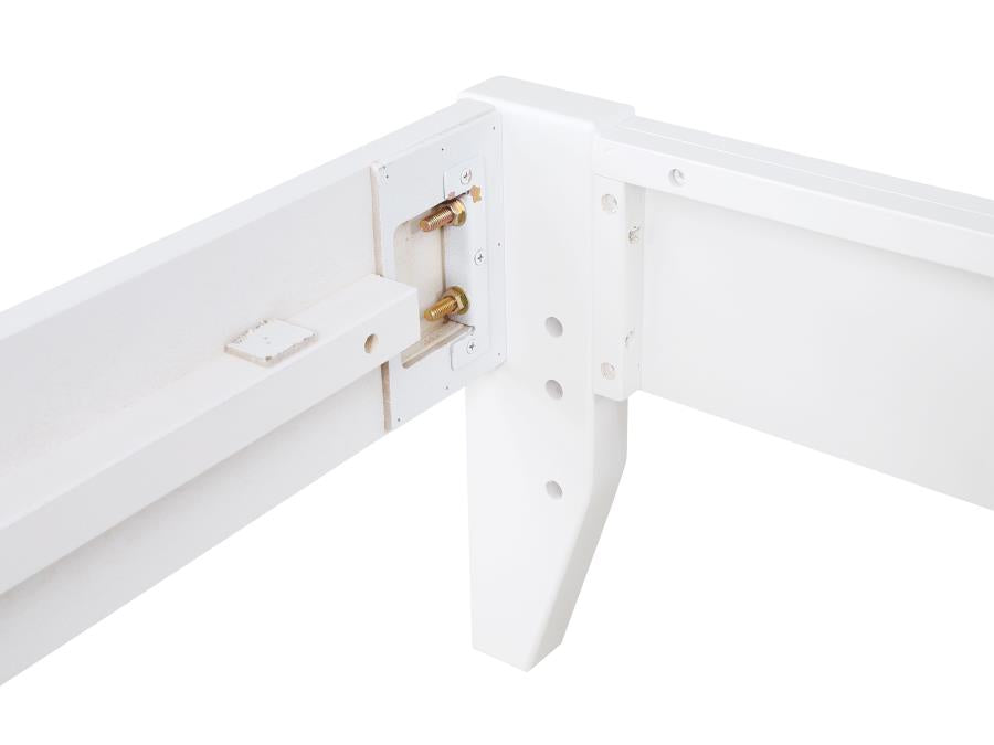 Hounslow White Eastern King Bed - MyWaynesHome #