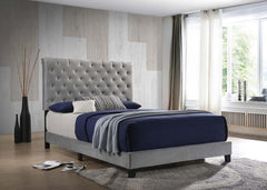 Warner Grey Eastern King Bed - MyWaynesHome #