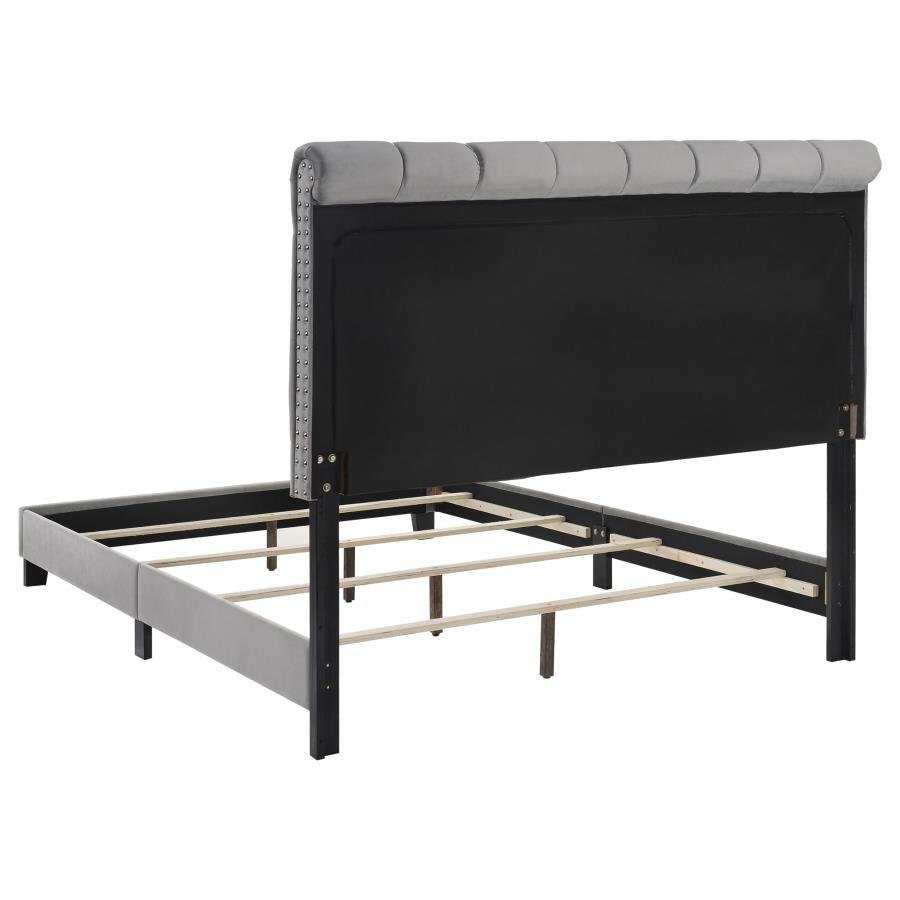 Warner Grey Eastern King Bed - MyWaynesHome #