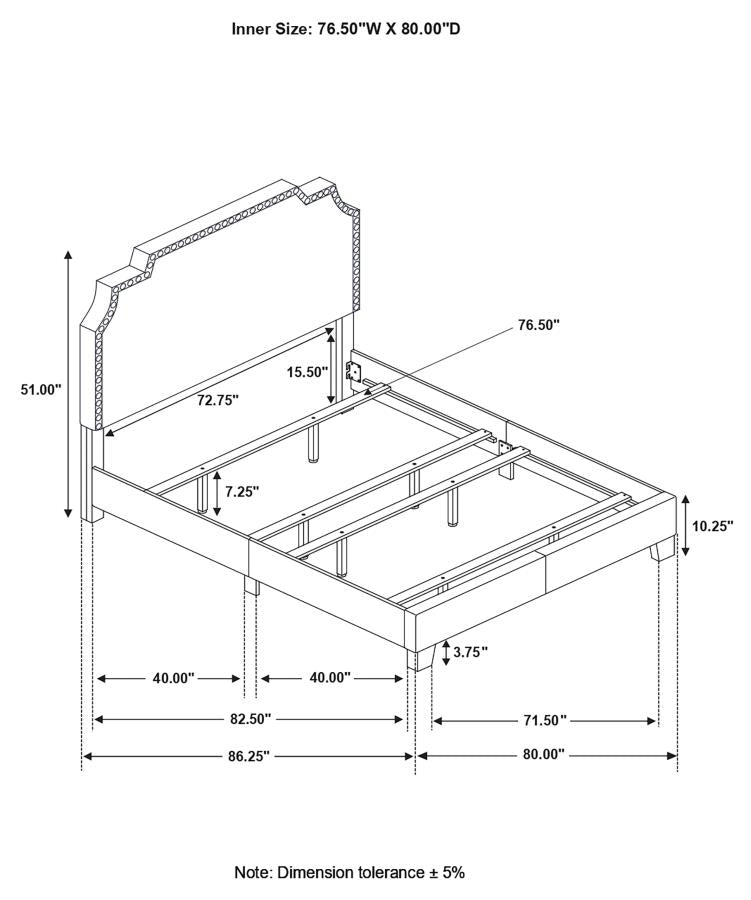 Tamarac Grey Eastern King Bed - MyWaynesHome #