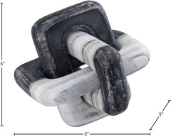 Bond - Marble Decorative Knot - Panda