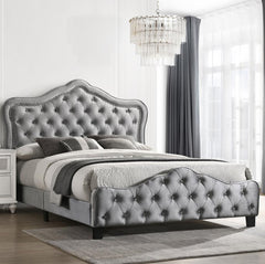 Bella Grey California King Bed - MyWaynesHome #