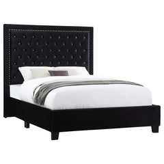 Hailey Black Eastern King Bed - MyWaynesHome #