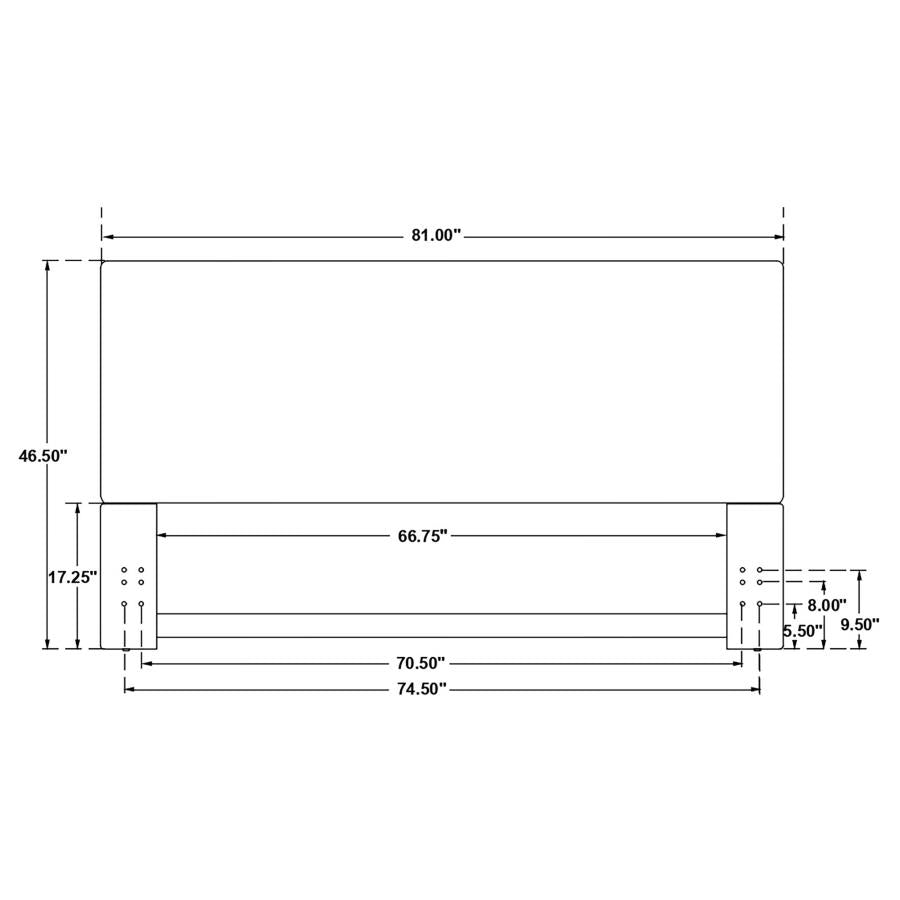 Izzy Grey Eastern King / California King Headboard - MyWaynesHome #