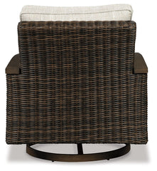 Paradise Trail - Swivel Lounge Chair (Set of 2) - Medium Brown