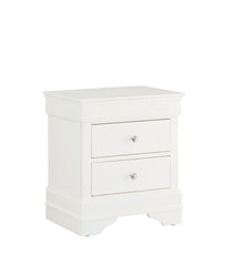 Pompei - 4 Piece Twin Bedroom Set (Bookcase Twin Bed, Dresser, Mirror And Nightstand) - White