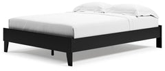 Finch - Queen Platform Bed - Black