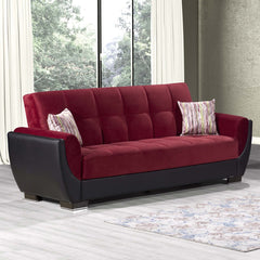 Ottomanson Armada Air - Upholstered Convertible Sofabed With Storage - Microfiber
