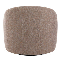 Ballona - Accent Chair With Swivel - Brown Chenille