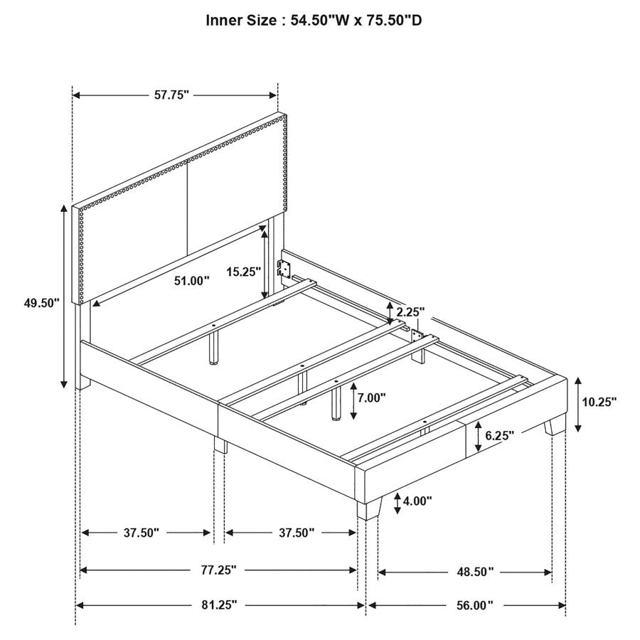 Boyd Ivory Full Bed - MyWaynesHome #