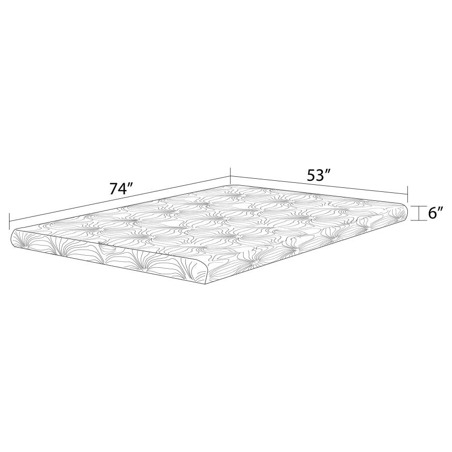 Joseph White 6" Full Memory Foam Mattress - MyWaynesHome #