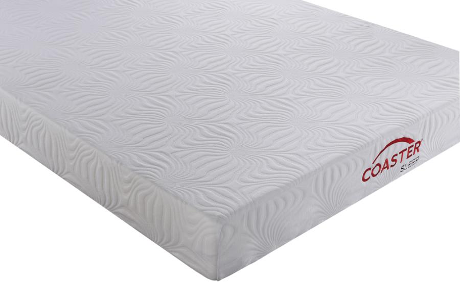 Keegan White 8" Twin Memory Foam Mattress - MyWaynesHome #