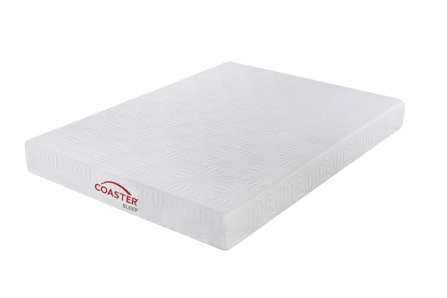 Keegan White 8" Twin Memory Foam Mattress - MyWaynesHome #
