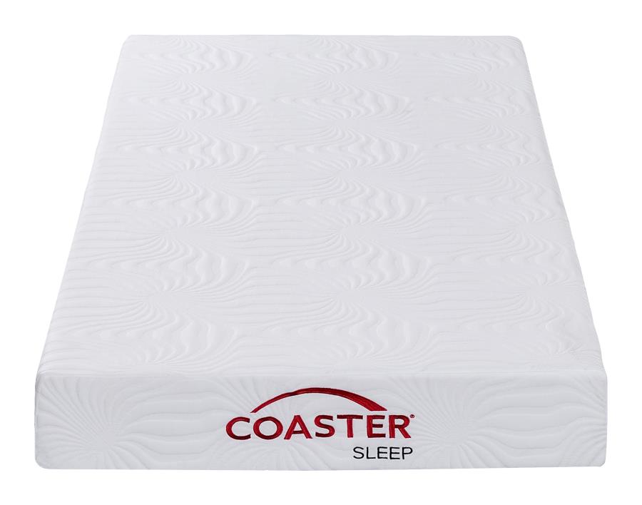 Keegan White 8" Twin Memory Foam Mattress - MyWaynesHome #