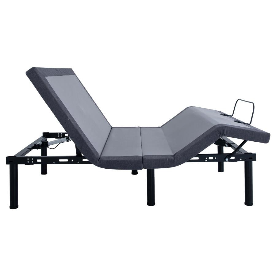 Negan Grey Full Adjustable Bed Base - MyWaynesHome #