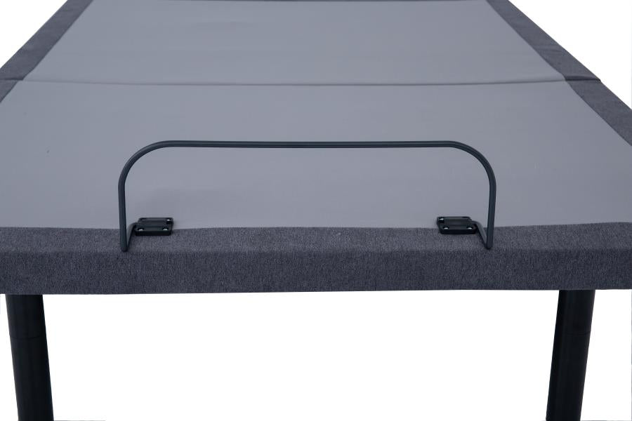 Negan Grey Full Adjustable Bed Base - MyWaynesHome #