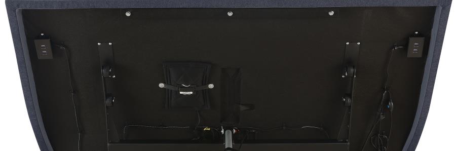 Negan Grey Full Adjustable Bed Base - MyWaynesHome #