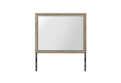 Seville - 5 Piece Full Bedroom Set (Bed, Dresser & Mirror, Nightstand, Chest) - Brown / Natural