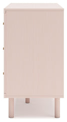Wistenpine - Six Drawer Dresser - Blush