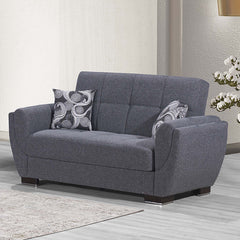 Ottomanson Armada Air - Upholstered Convertible Loveseat With Storage - Polyester