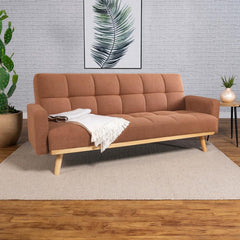 Kourtney Orange Sofa Bed - MyWaynesHome #